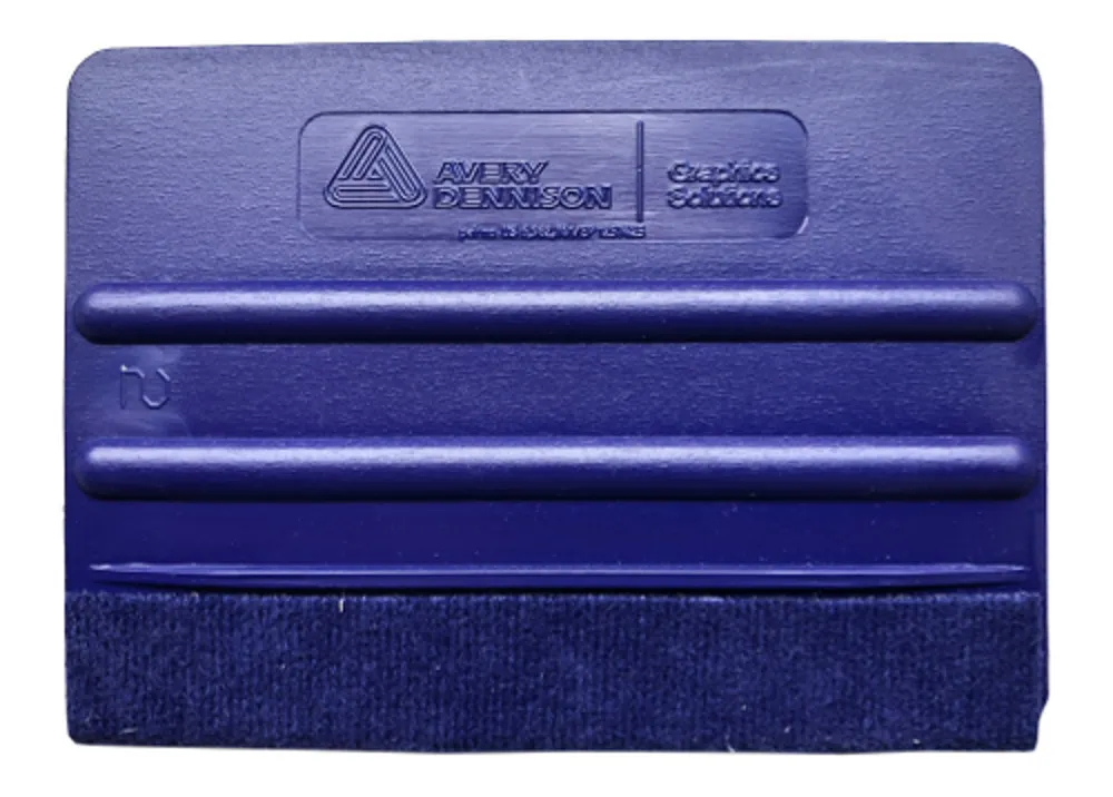 Avery Dennison Rakel mit Filz blau (mittel)